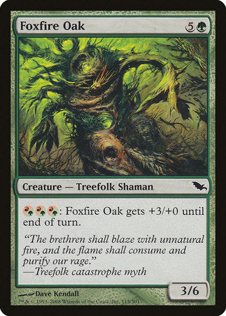 Foxfire Oak [Shadowmoor] | Exor Games Bridgewater