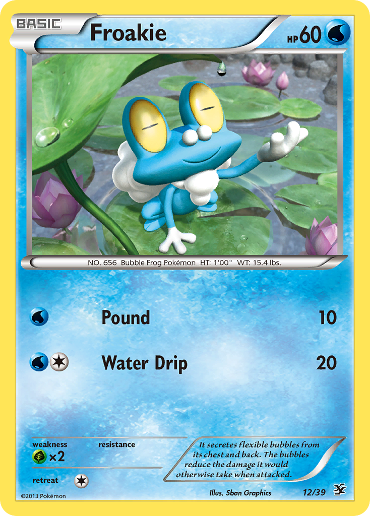 Froakie (12/39) [XY: Kalos Starter Set] | Exor Games Bridgewater