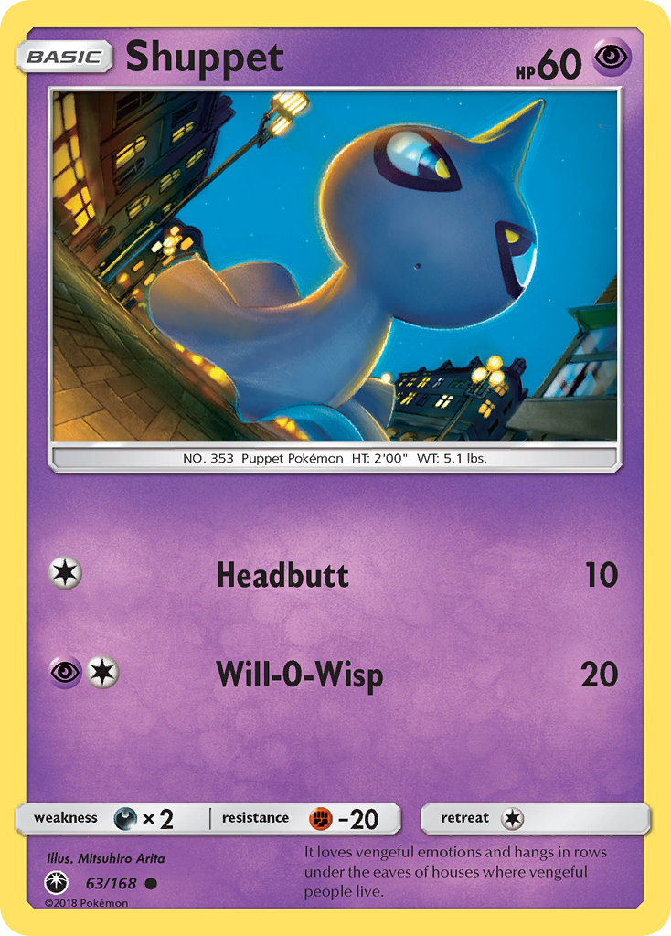 Shuppet (63/168) [Sun & Moon: Celestial Storm] | Exor Games Bridgewater