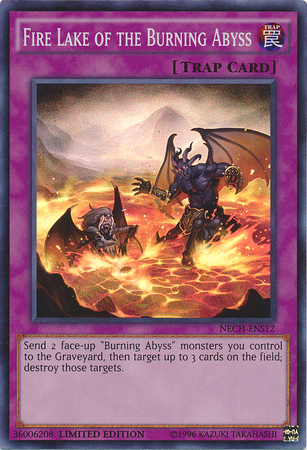 Fire Lake of the Burning Abyss (SE) [NECH-ENS12] Super Rare | Exor Games Bridgewater