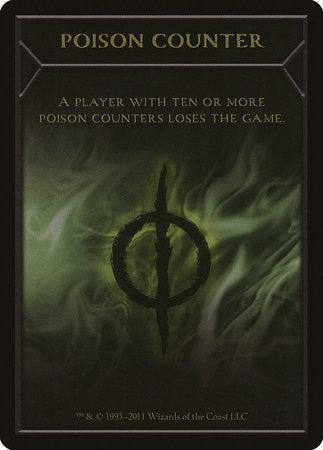 Poison Counter Token [New Phyrexia Tokens] | Exor Games Bridgewater