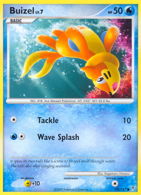 Buizel (92/147) [Platinum: Supreme Victors] | Exor Games Bridgewater