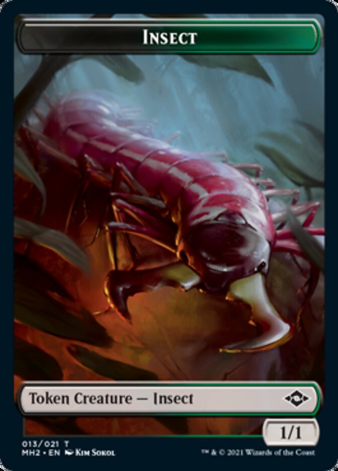 Insect Token [Modern Horizons 2 Tokens] | Exor Games Bridgewater