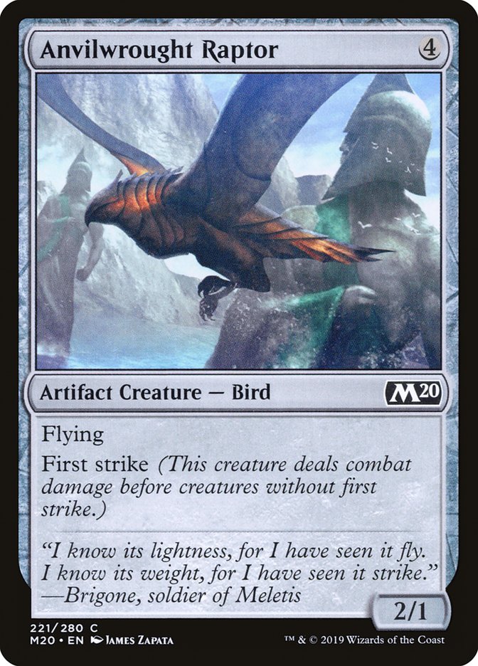 Anvilwrought Raptor [Core Set 2020] | Exor Games Bridgewater