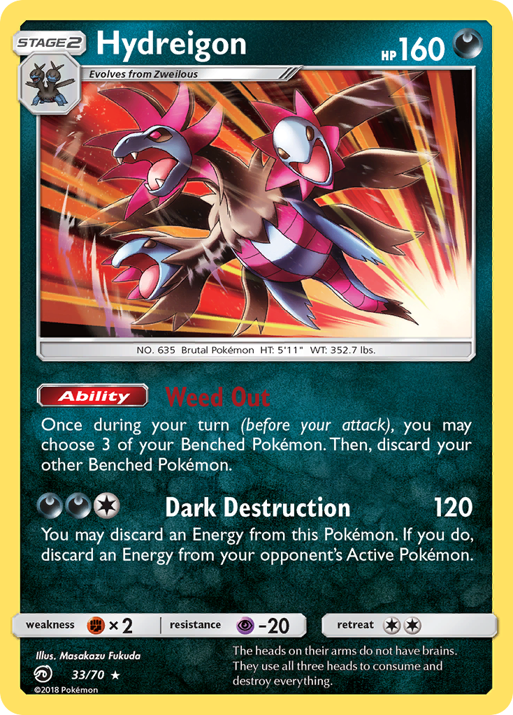 Hydreigon (33/70) [Sun & Moon: Dragon Majesty] | Exor Games Bridgewater