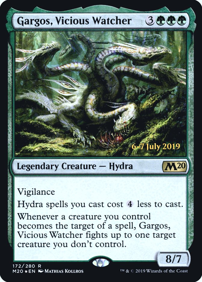 Gargos, Vicious Watcher  [Core Set 2020 Prerelease Promos] | Exor Games Bridgewater