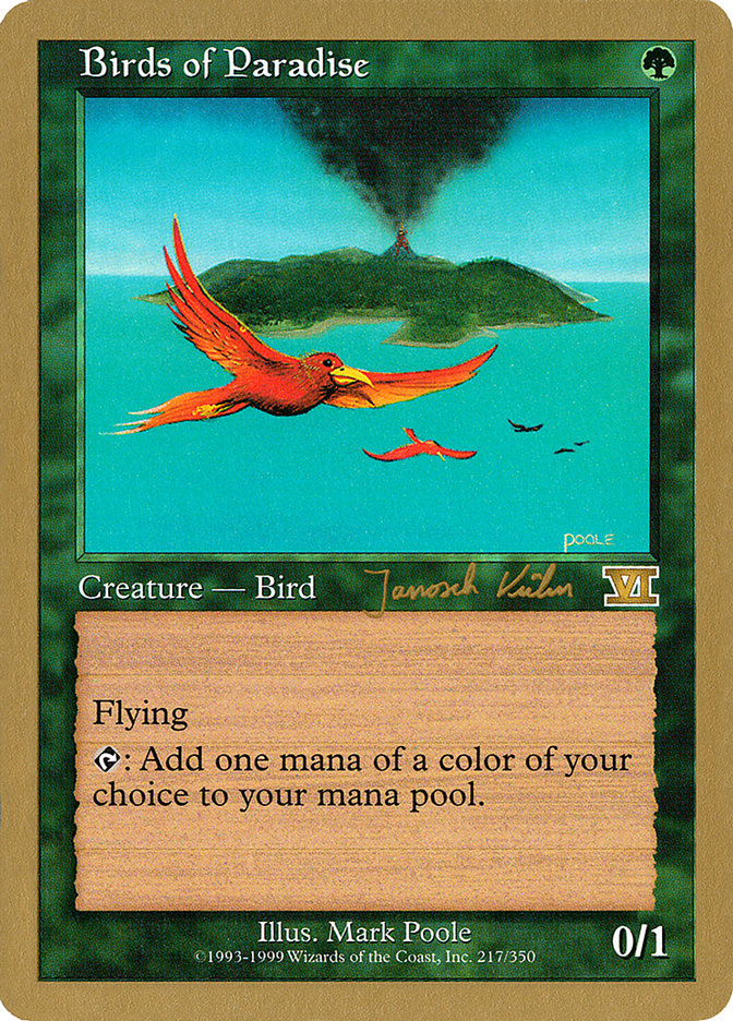 Birds of Paradise (Janosch Kuhn) [World Championship Decks 2000] | Exor Games Bridgewater