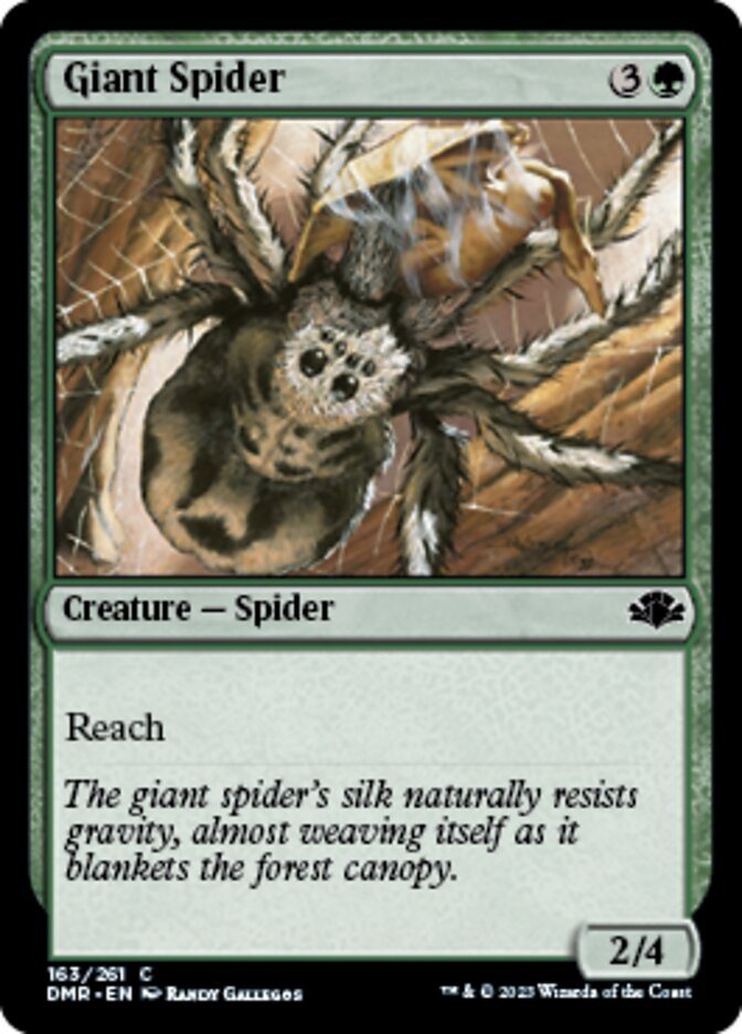 Giant Spider [Dominaria Remastered] | Exor Games Bridgewater