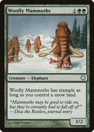 Woolly Mammoths [Coldsnap Theme Decks] | Exor Games Bridgewater