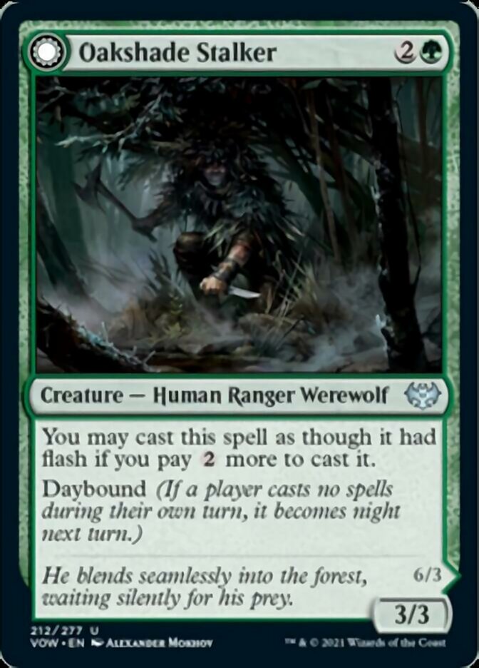 Oakshade Stalker // Moonlit Ambusher [Innistrad: Crimson Vow] | Exor Games Bridgewater