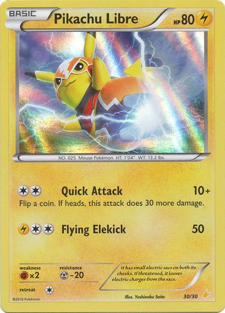 Pikachu Libre (30/30) [XY: Trainer Kit 3 - Pikachu Libre] | Exor Games Bridgewater