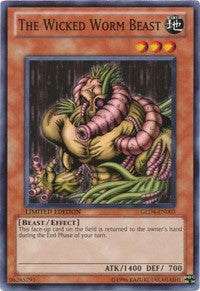 The Wicked Worm Beast [GLD4-EN003] Common | Exor Games Bridgewater