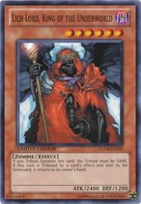 Lich Lord, King of the Underworld [GLD4-EN019] Common | Exor Games Bridgewater