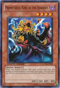 Prometheus, King of the Shadows [GLD4-EN020] Common | Exor Games Bridgewater