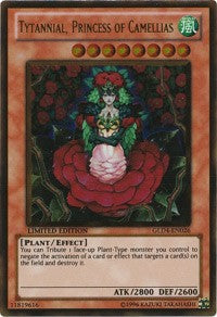 Tytannial, Princess of Camellias [GLD4-EN026] Gold Rare | Exor Games Bridgewater