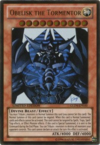 Obelisk the Tormentor [GLD4-EN030] Gold Rare | Exor Games Bridgewater