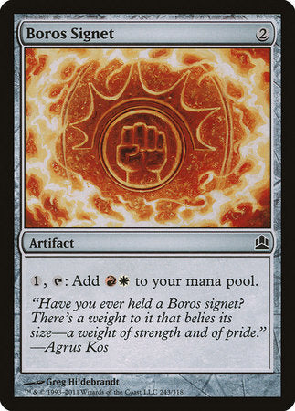 Boros Signet [Commander 2011] | Exor Games Bridgewater