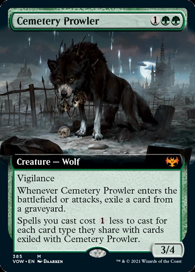 Cemetery Prowler (Extended) [Innistrad: Crimson Vow] | Exor Games Bridgewater