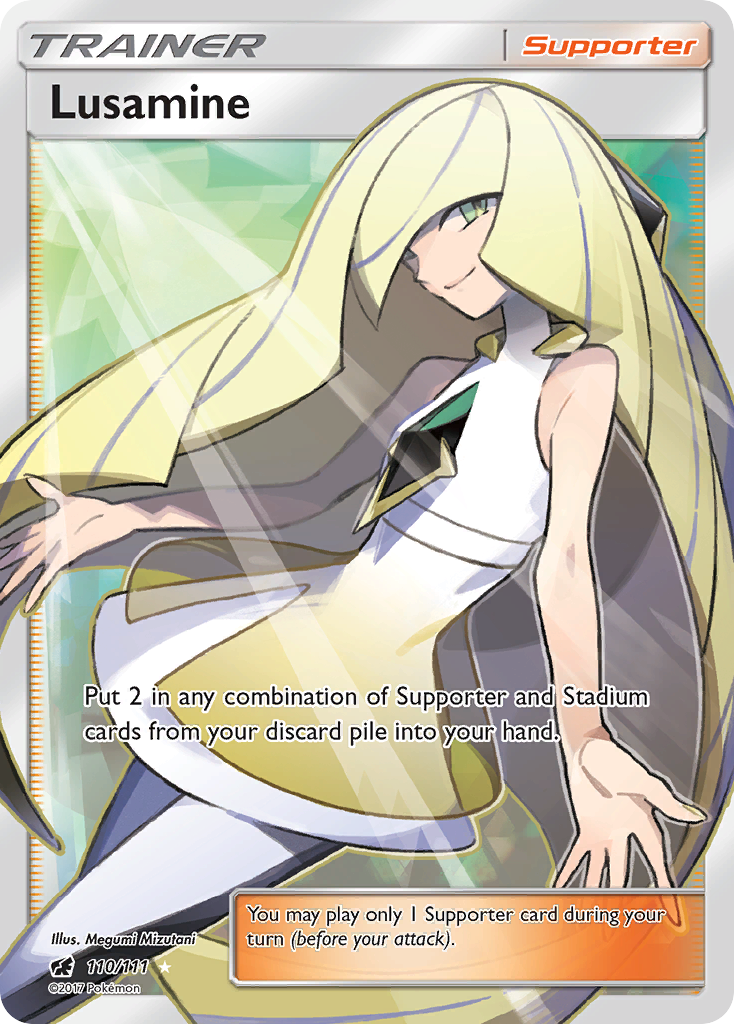 Lusamine (110/111) [Sun & Moon: Crimson Invasion] | Exor Games Bridgewater