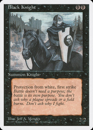 Black Knight [Fourth Edition] | Exor Games Bridgewater