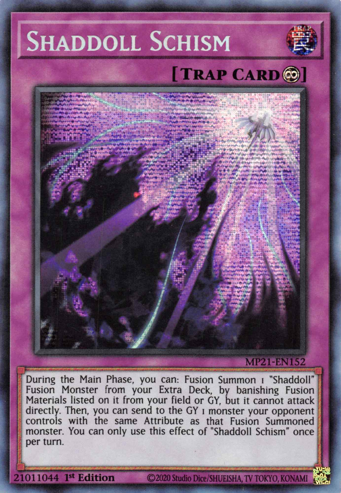 Shaddoll Schism [MP21-EN152] Prismatic Secret Rare | Exor Games Bridgewater