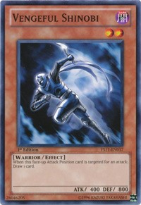 Vengeful Shinobi [YS11-EN017] Common | Exor Games Bridgewater