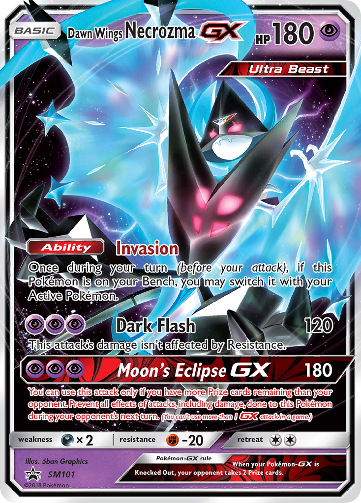 Dawn Wings Necrozma GX (SM101) [Sun & Moon: Black Star Promos] | Exor Games Bridgewater