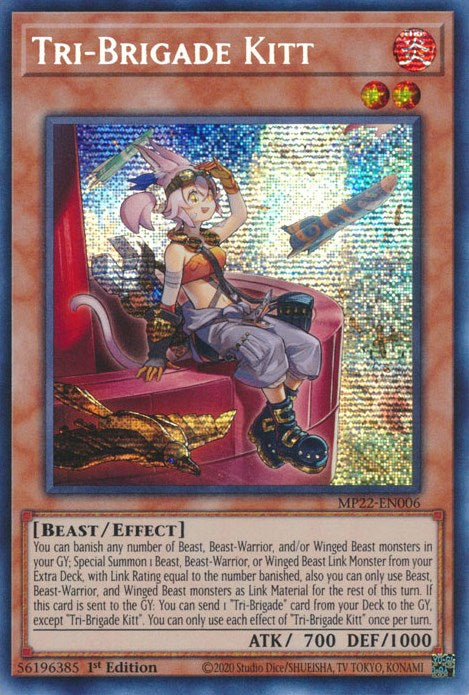 Tri-Brigade Kitt [MP22-EN006] Prismatic Secret Rare | Exor Games Bridgewater