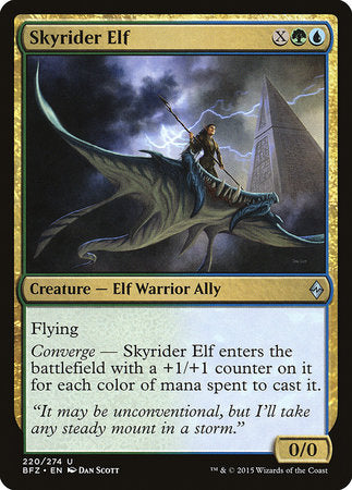 Skyrider Elf [Battle for Zendikar] | Exor Games Bridgewater