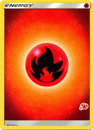 Fire Energy (Charizard Stamp #5) [Battle Academy 2020] | Exor Games Bridgewater