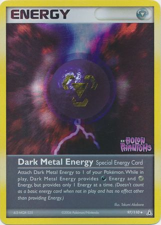 Dark Metal Energy (97/110) (Stamped) [EX: Holon Phantoms] | Exor Games Bridgewater