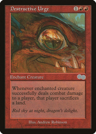 Destructive Urge [Urza's Saga] | Exor Games Bridgewater