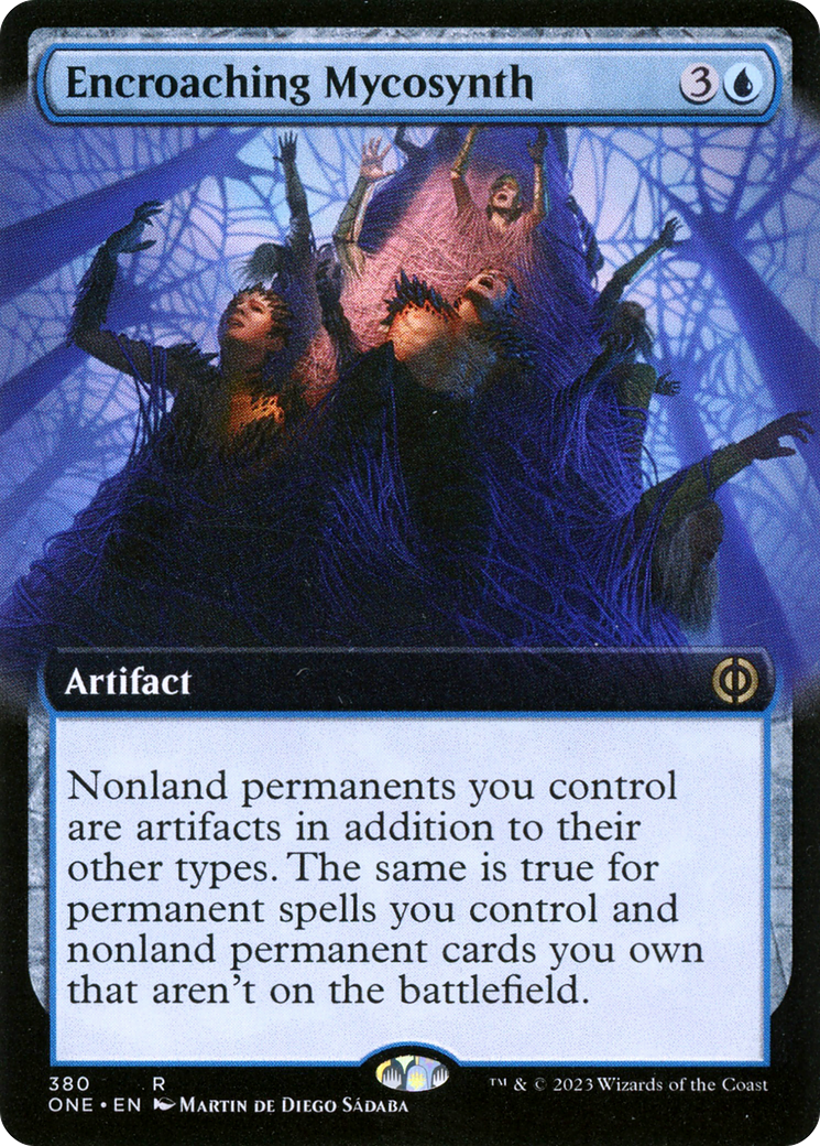 Encroaching Mycosynth (Extended Art) [Phyrexia: All Will Be One] | Exor Games Bridgewater