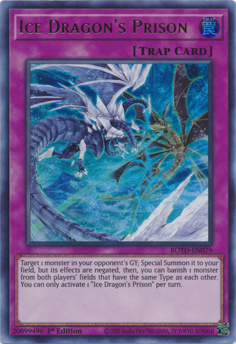 Ice Dragon's Prison [ROTD-EN079] Ultra Rare | Exor Games Bridgewater