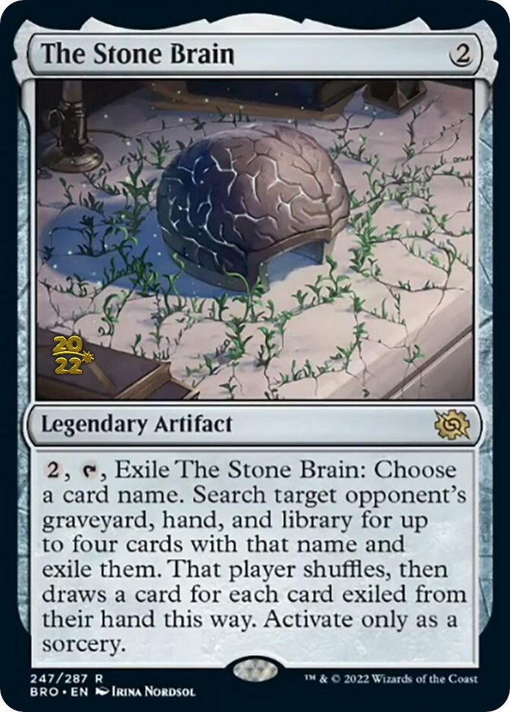 The Stone Brain [The Brothers' War: Prerelease Promos] | Exor Games Bridgewater