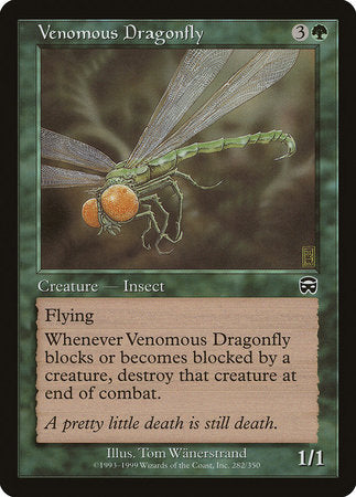 Venomous Dragonfly [Mercadian Masques] | Exor Games Bridgewater