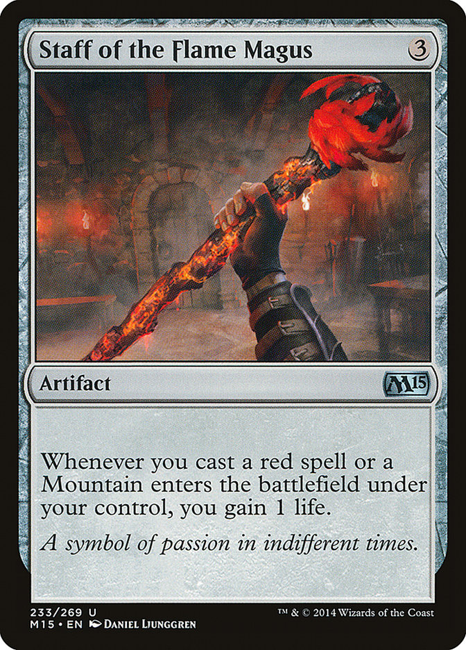 Staff of the Flame Magus [Magic 2015] | Exor Games Bridgewater