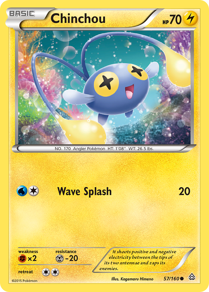 Chinchou (57/160) [XY: Primal Clash] | Exor Games Bridgewater