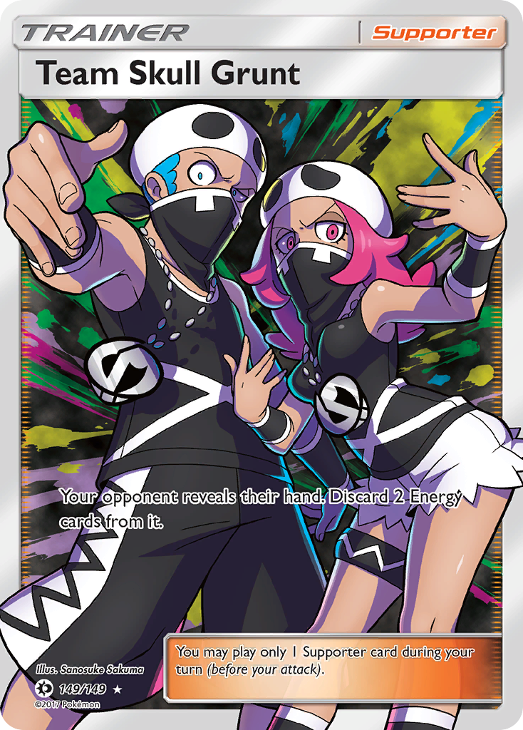 Team Skull Grunt (149/149) [Sun & Moon: Base Set] | Exor Games Bridgewater