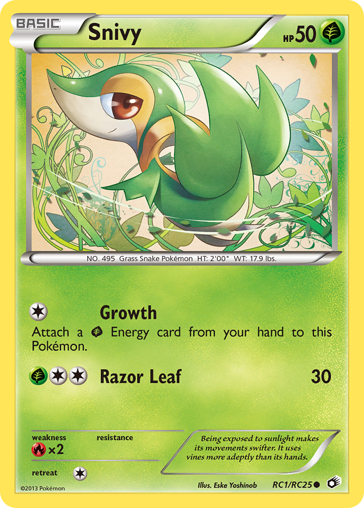 Snivy (RC1/RC25) [Black & White: Legendary Treasures] | Exor Games Bridgewater