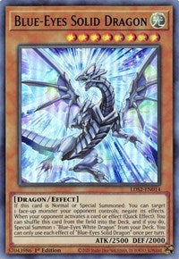 Blue-Eyes Solid Dragon (Green) [LDS2-EN014] Ultra Rare | Exor Games Bridgewater