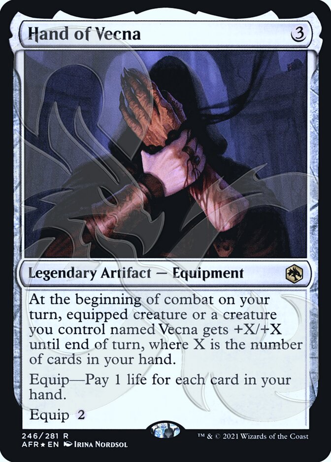 Hand of Vecna (Ampersand Promo) [Dungeons & Dragons: Adventures in the Forgotten Realms Promos] | Exor Games Bridgewater