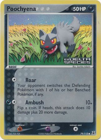 Poochyena (79/113) (Stamped) [EX: Delta Species] | Exor Games Bridgewater