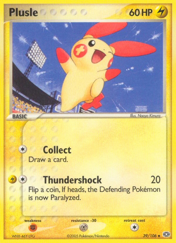 Plusle (39/106) [EX: Emerald] | Exor Games Bridgewater