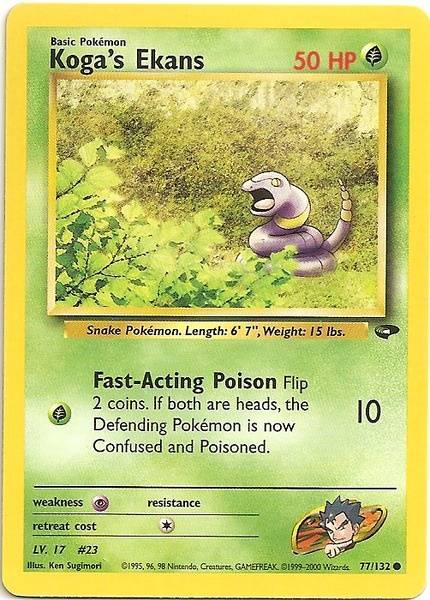 Koga's Ekans (77/132) [Gym Challenge Unlimited] | Exor Games Bridgewater