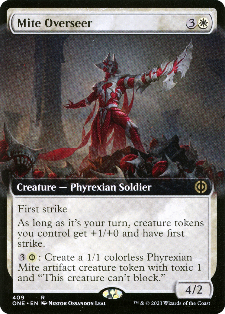 Mite Overseer (Extended Art) [Phyrexia: All Will Be One] | Exor Games Bridgewater