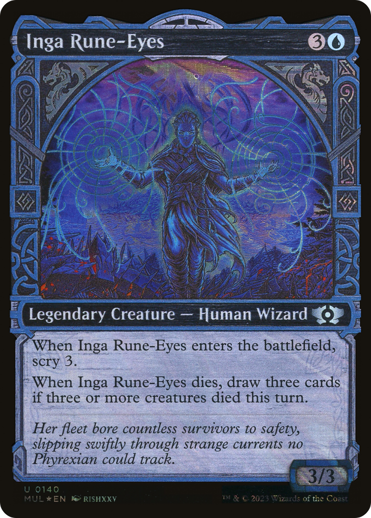 Inga Rune-Eyes (Halo Foil) [Multiverse Legends] | Exor Games Bridgewater