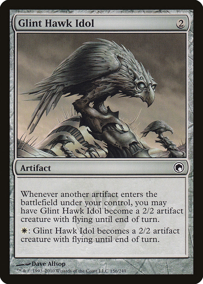 Glint Hawk Idol [Scars of Mirrodin] | Exor Games Bridgewater