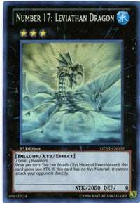 Number 17: Leviathan Dragon [GENF-EN039] Ghost Rare | Exor Games Bridgewater