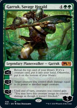 Garruk, Savage Herald [Core Set 2021] | Exor Games Bridgewater